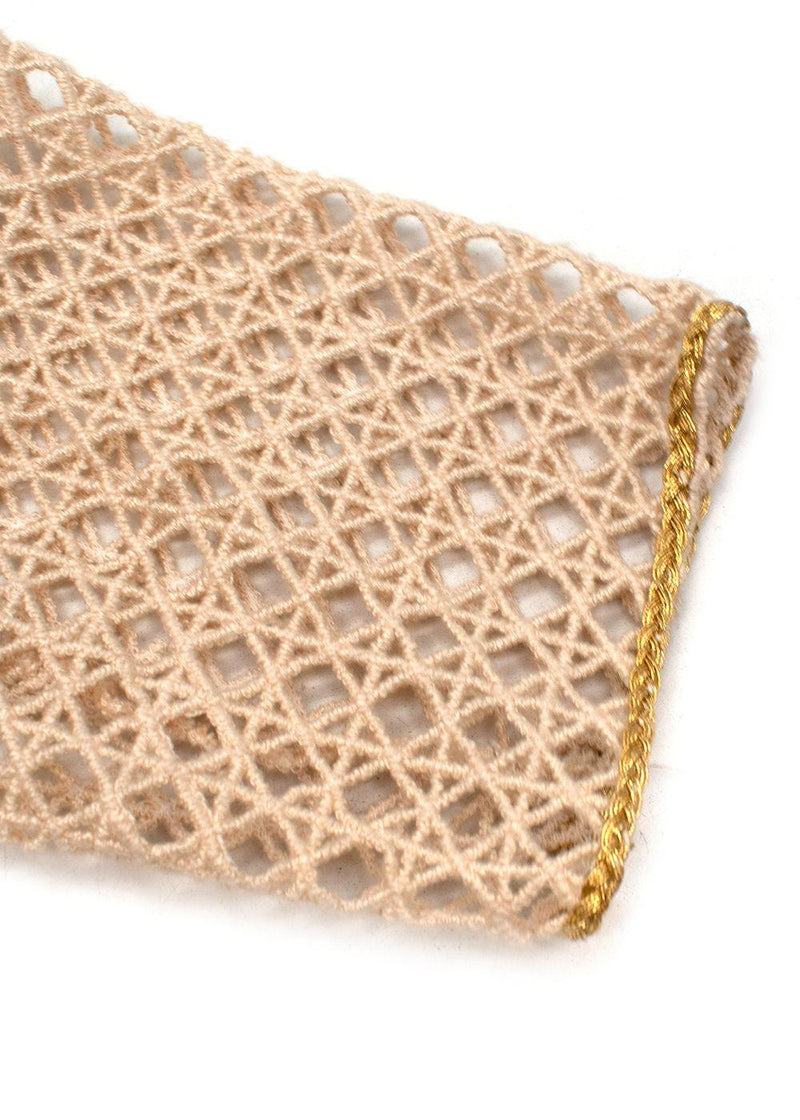 Embellished Crochet Top