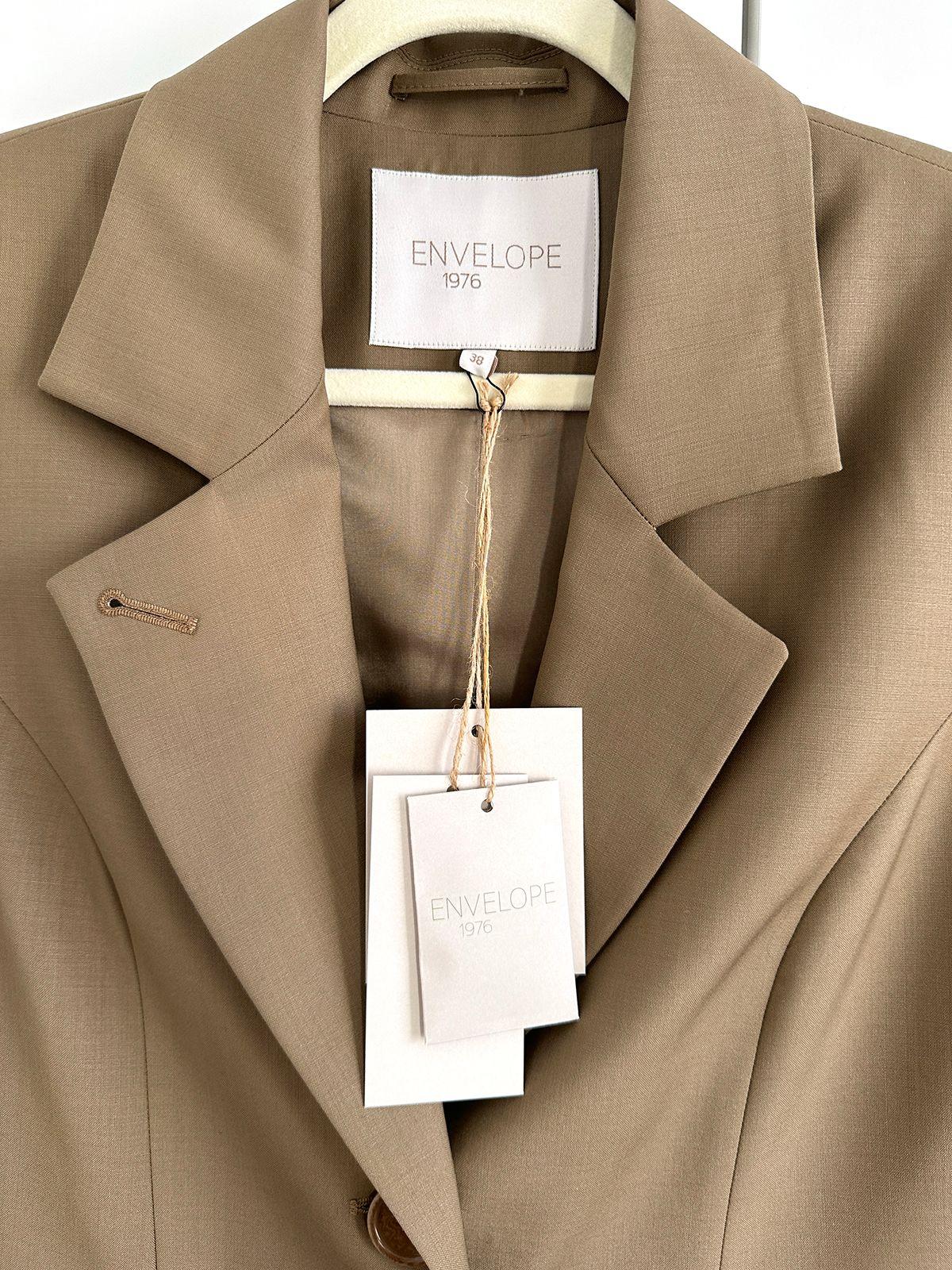 Envelope1976 Tan Eiffel Wool Blazer