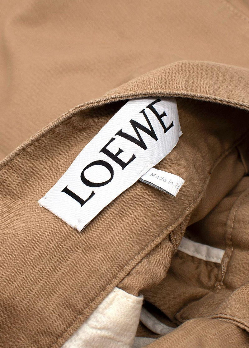 Loewe Beige Buckle Detailing Trousers