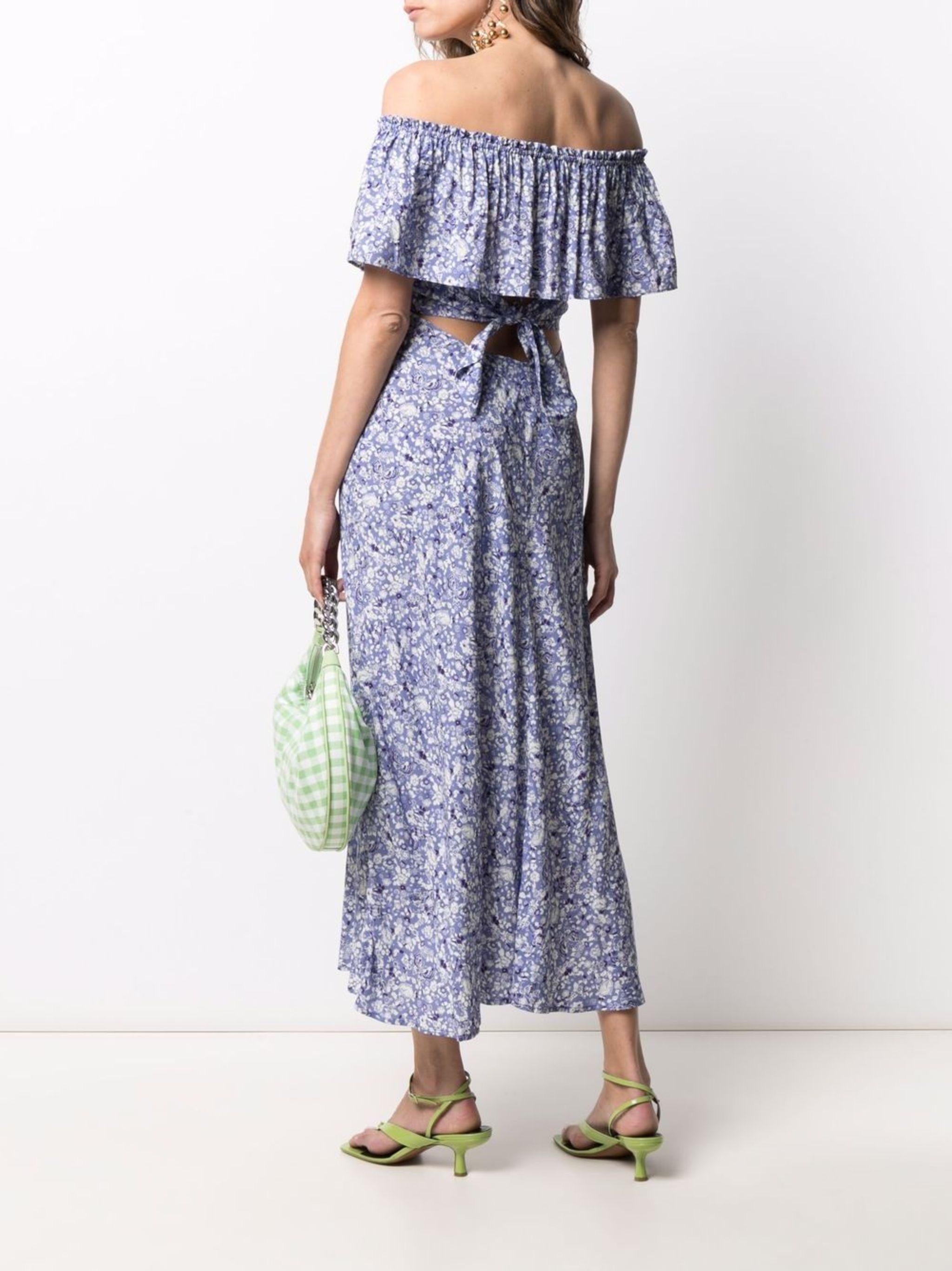 Rixo Floral Tabitha Midi Dress