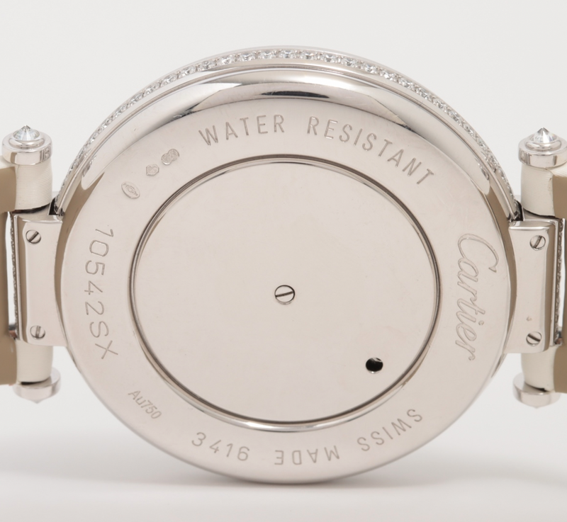 Cartier Diamond Set Libre Tems Moderne de Watch 18kt White Gold