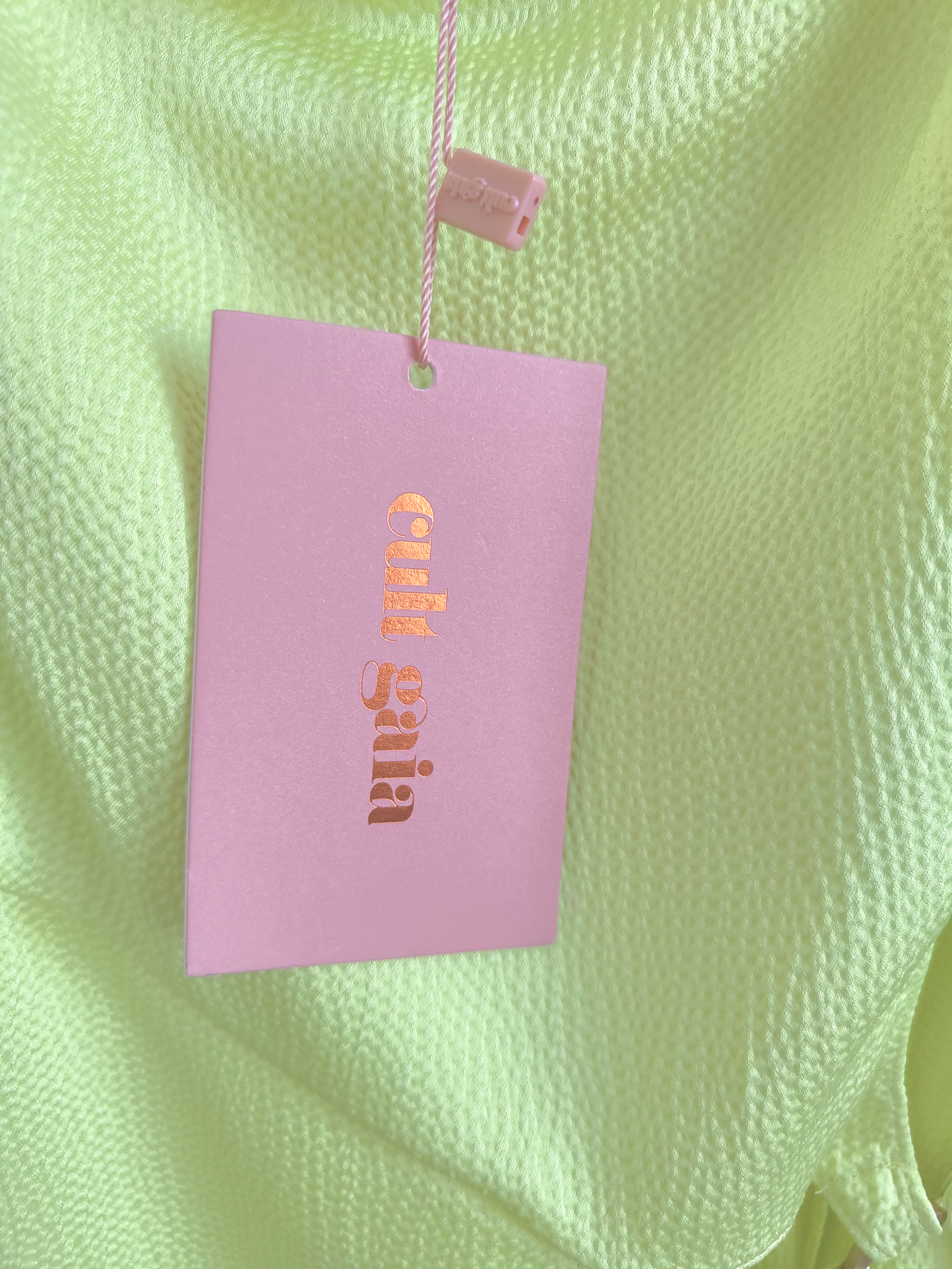 Imogen Lime Midi Dress