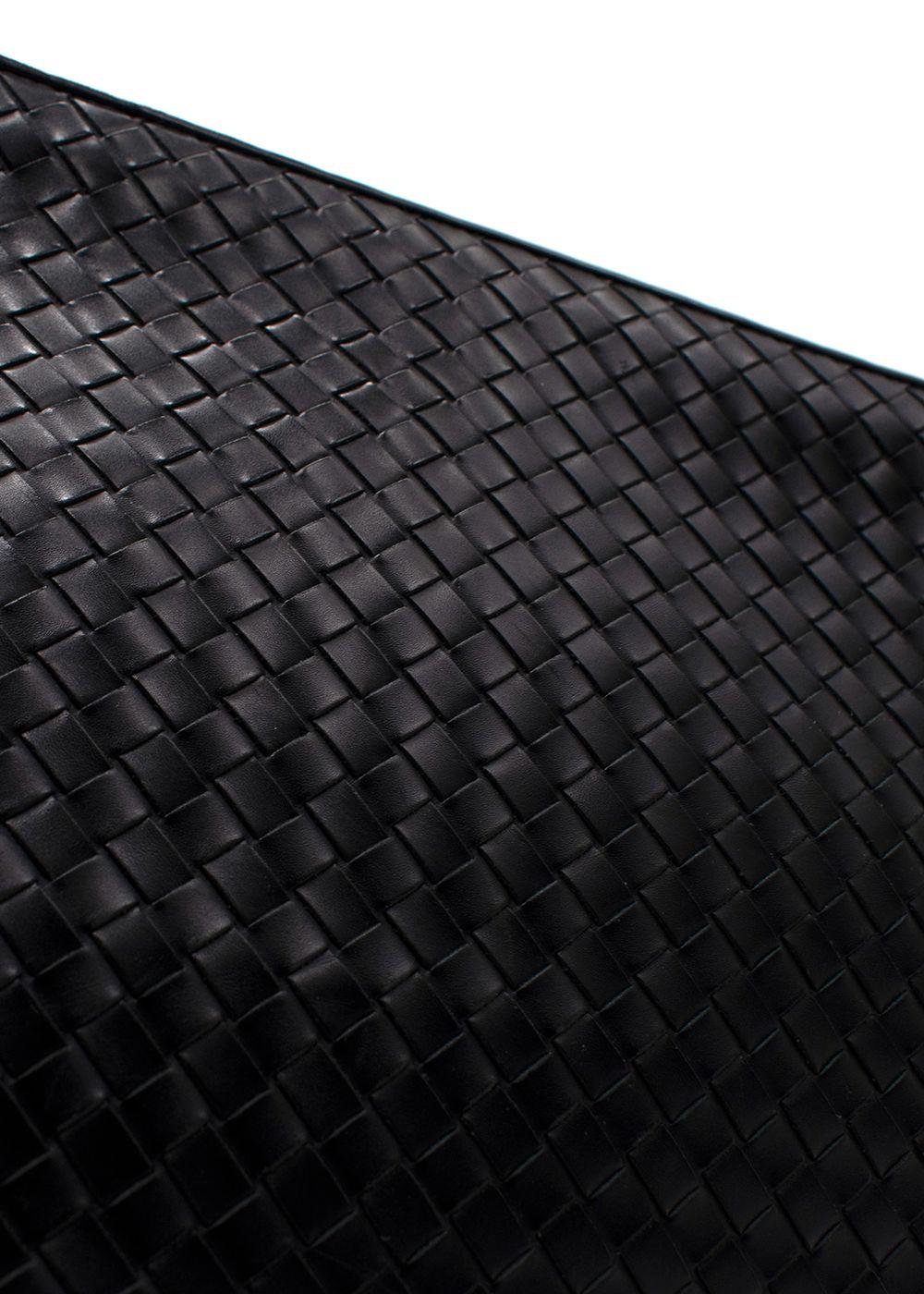 Bottega Veneta Black Large Pochette/document holder