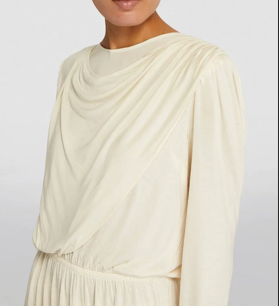 Ninety Percent Draped Muay Midi Dress