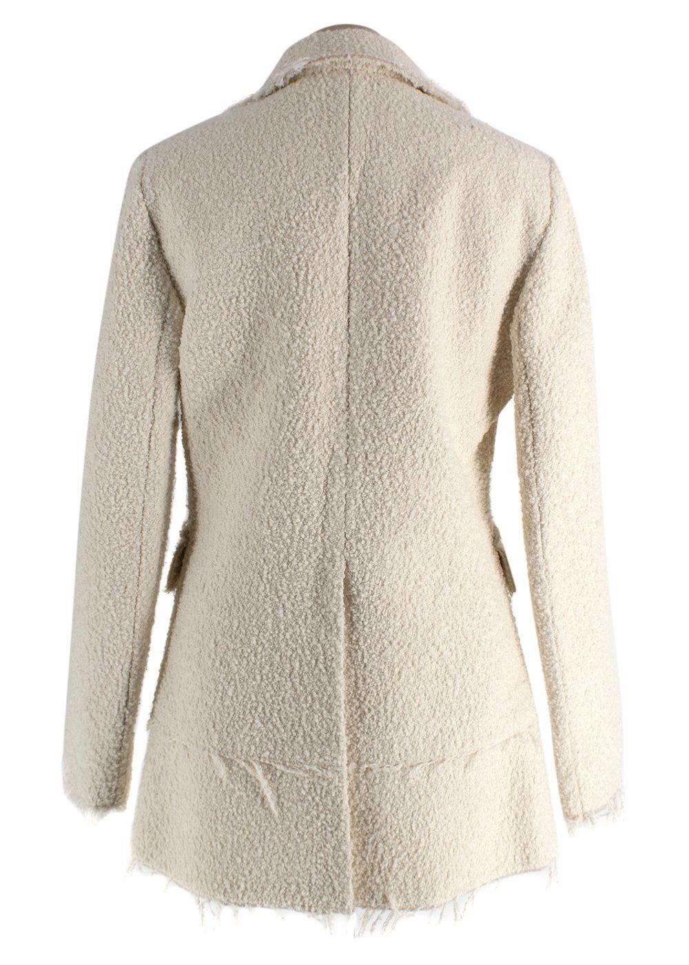 Bottega Veneta Cream Tweed Jacket