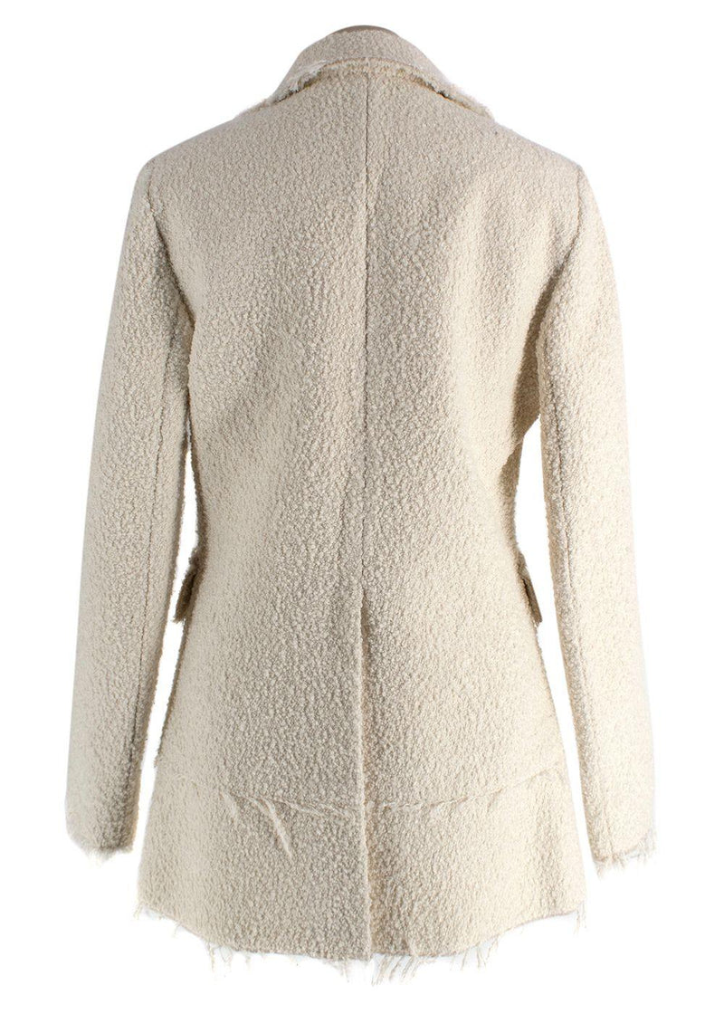 Bottega Veneta Cream Tweed Jacket