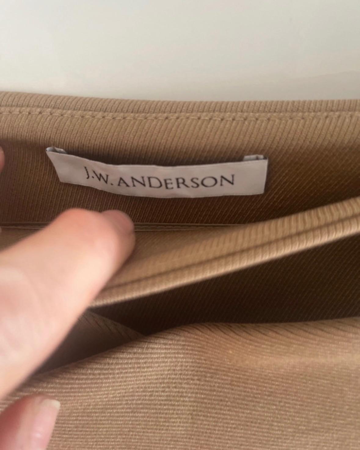 JW Anderson Brown Mini Skirt