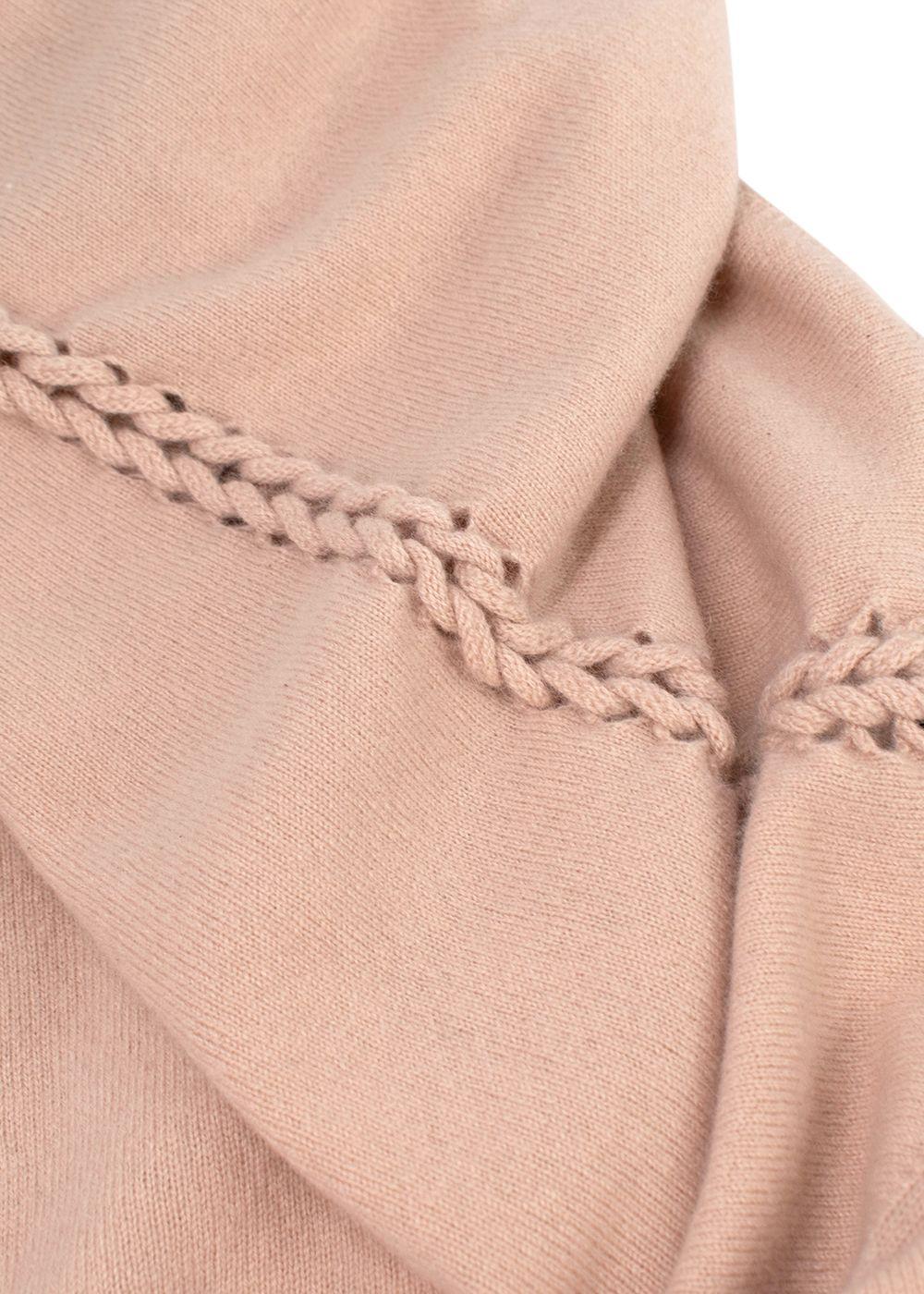 Altuzarra beige cashmere braided trim jumper