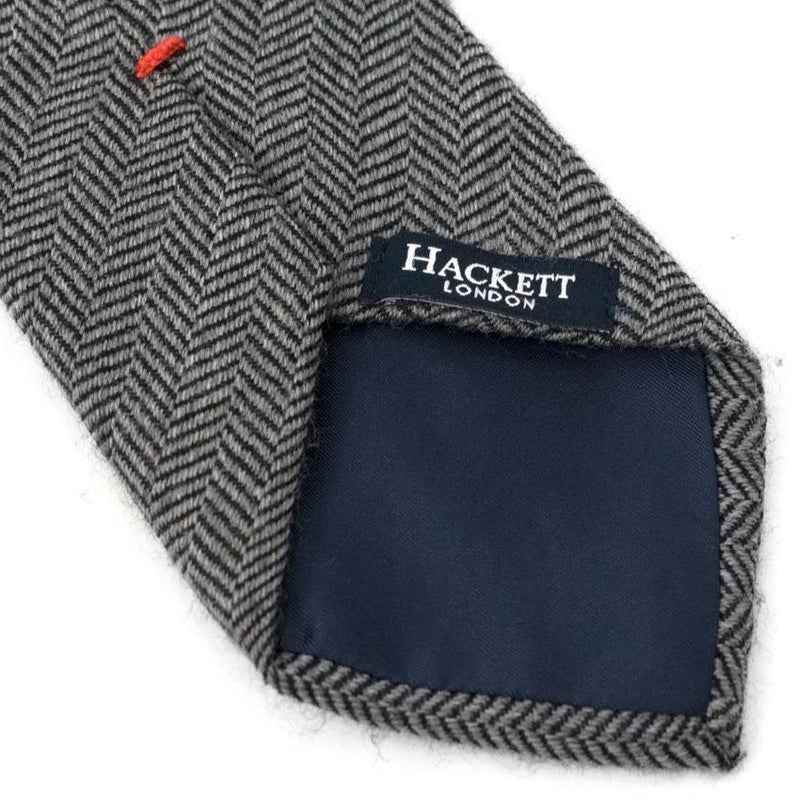 Hackett of London Grey Wool Tie
