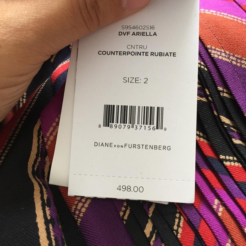 DVF Printed Wool & Silk Ariella Playsuit