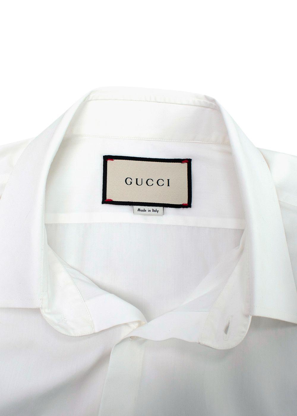 Gucci White Poplin Shirt