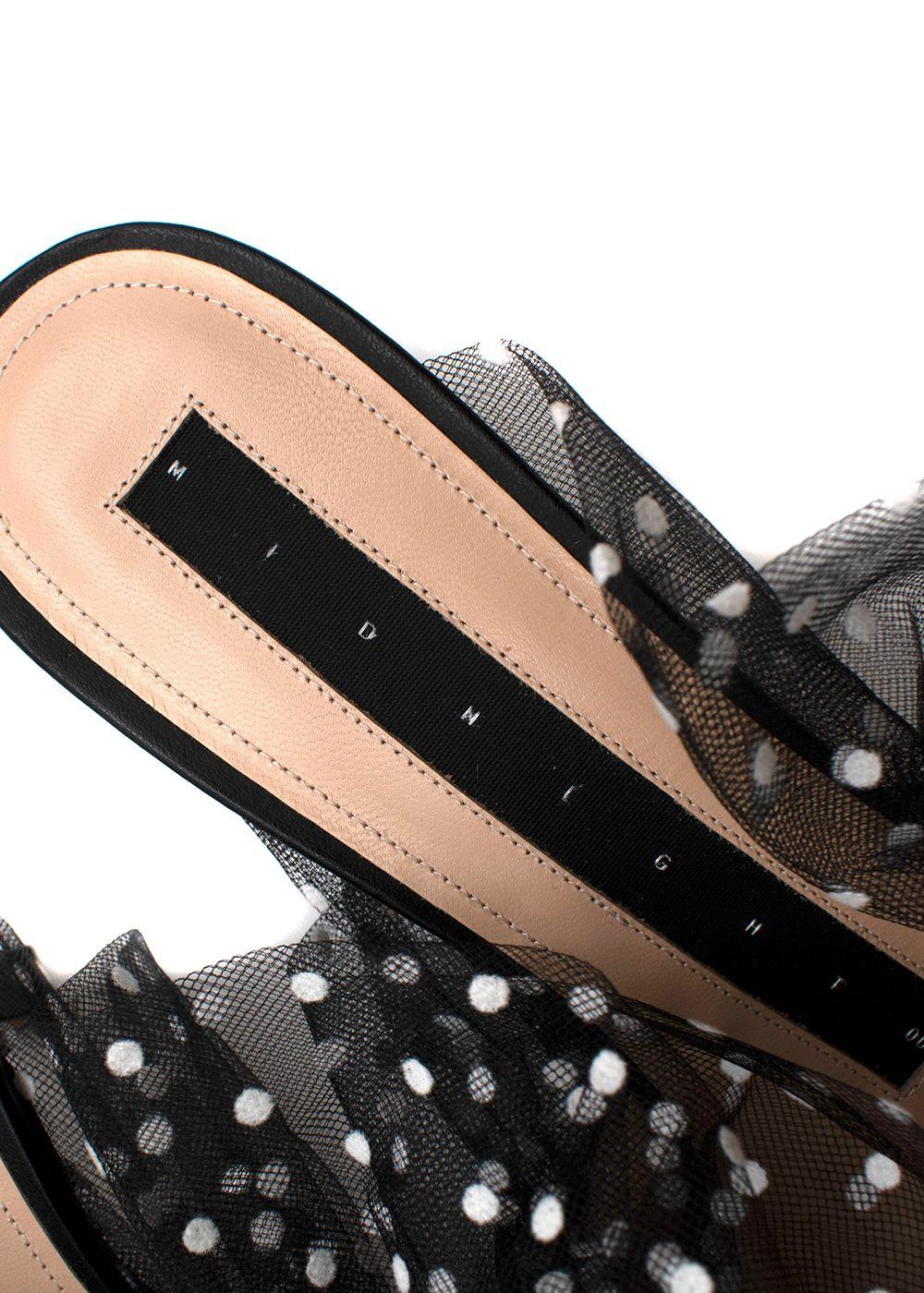 Polka-dot Tulle & PVC Pumps