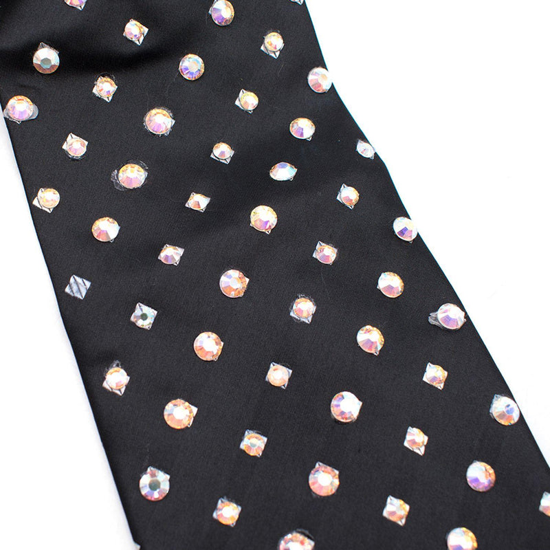Milan Collection Crystal Embellished Tie