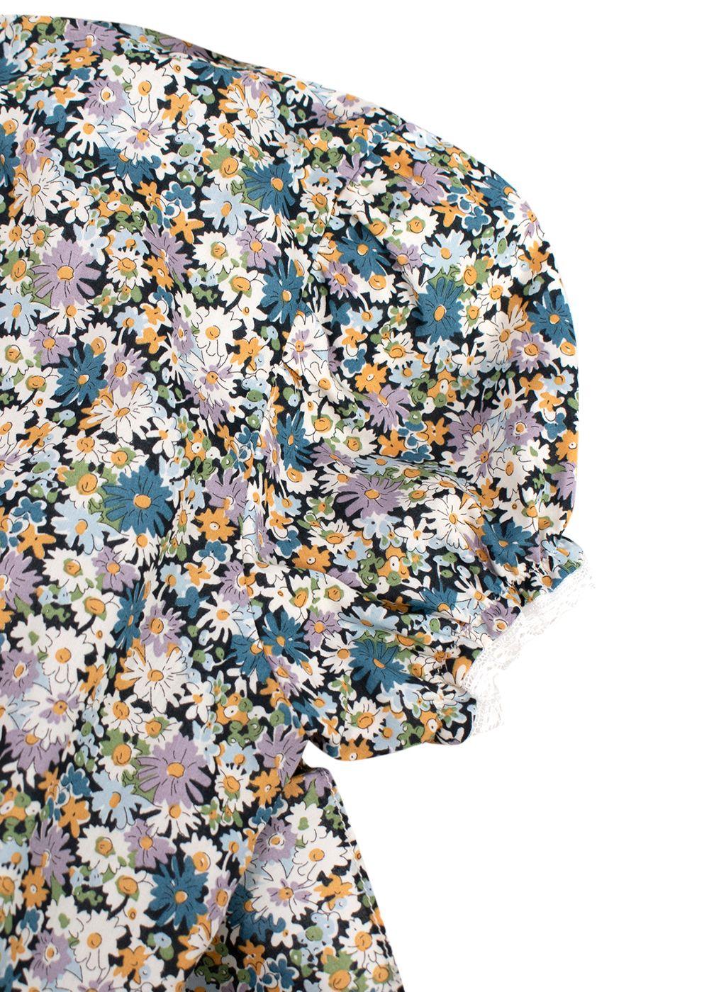 Strawberries & Cream Liberty Print Floral Dress 4 Years