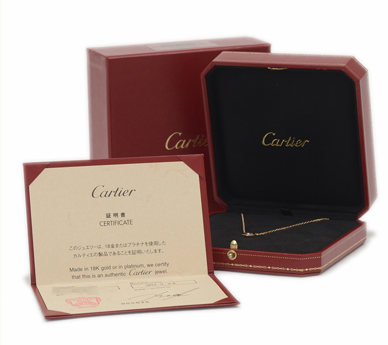 Cartier Rose Gold C Heart Necklace