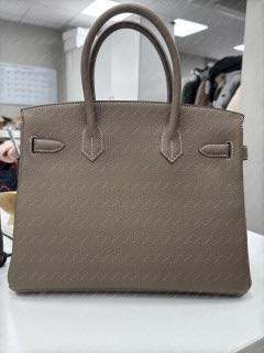 Hermes Etoupe Togo Birkin 30 With Receipt