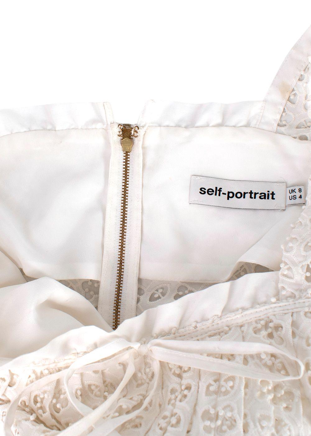 White Broderie Anglaise Dress