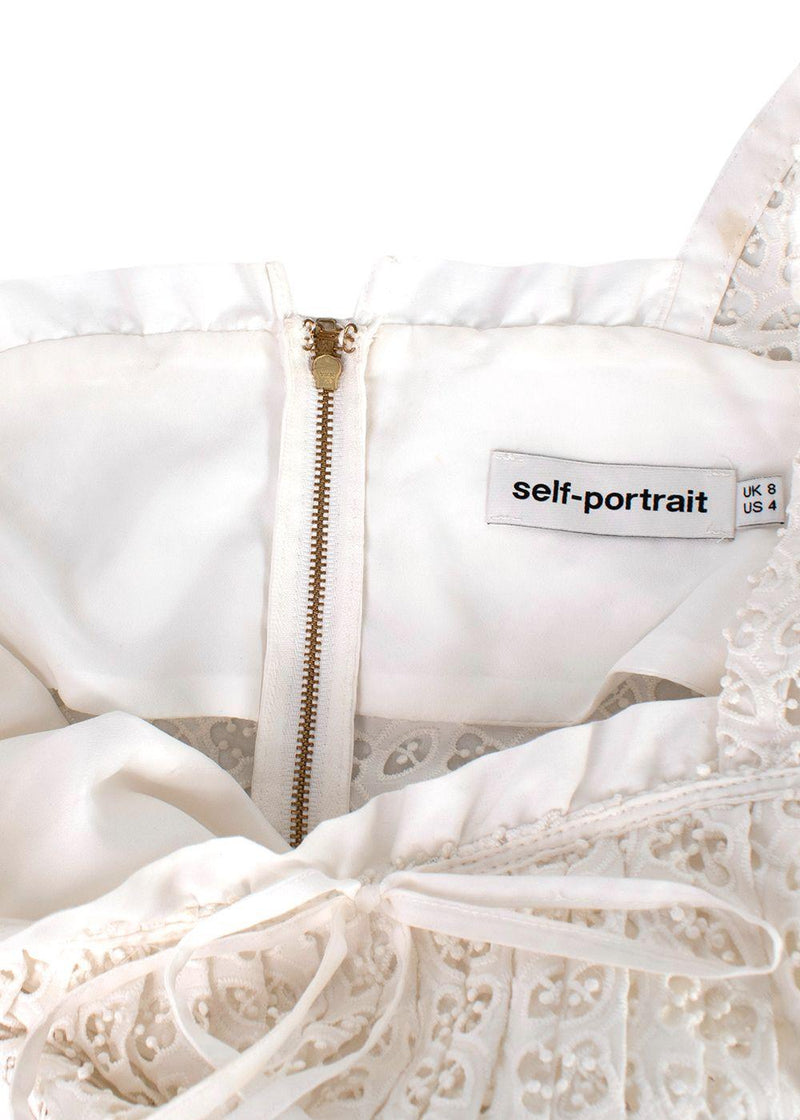 White Broderie Anglaise Dress