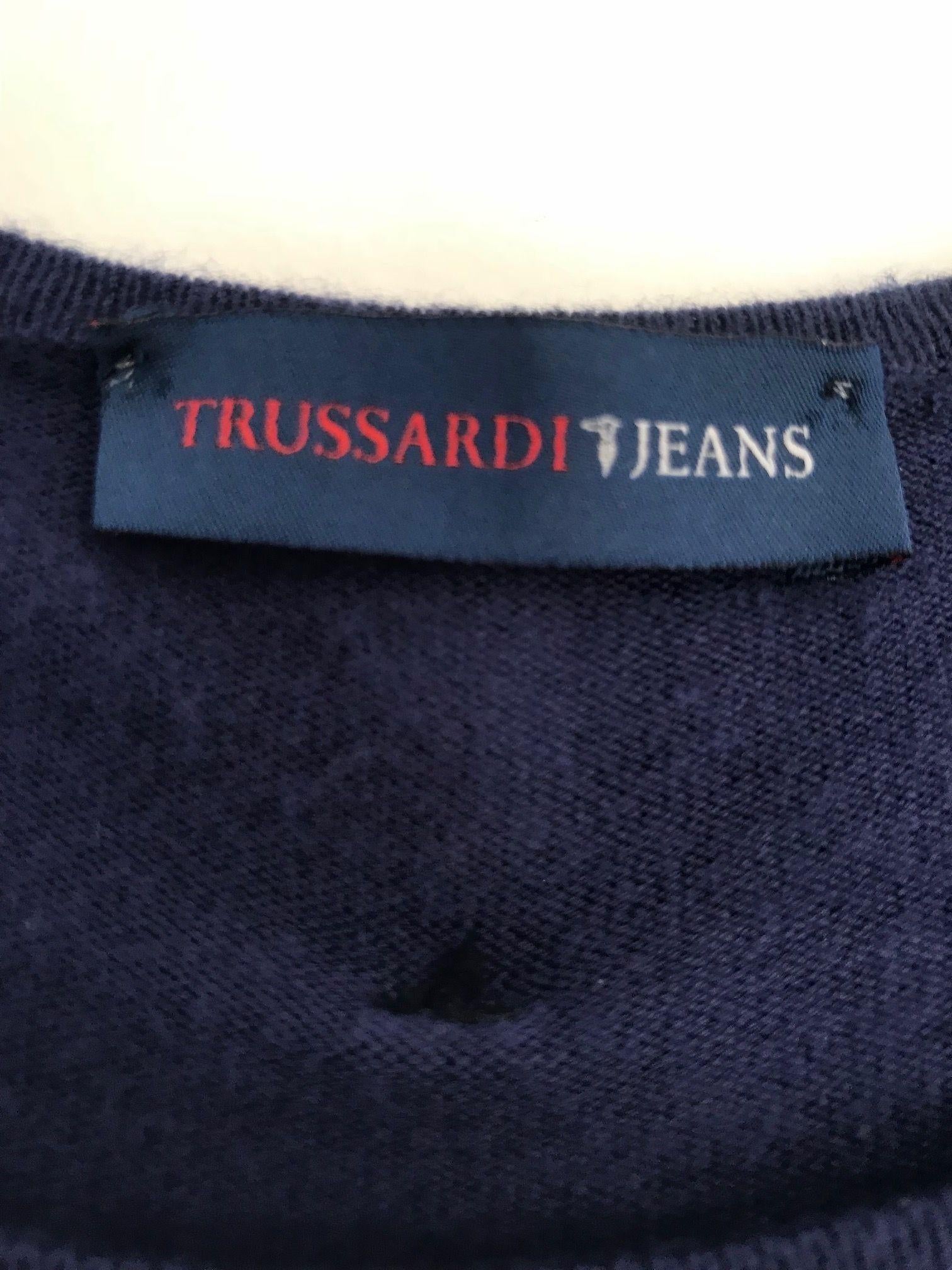 TRUSARDI Blue Stretch Dress