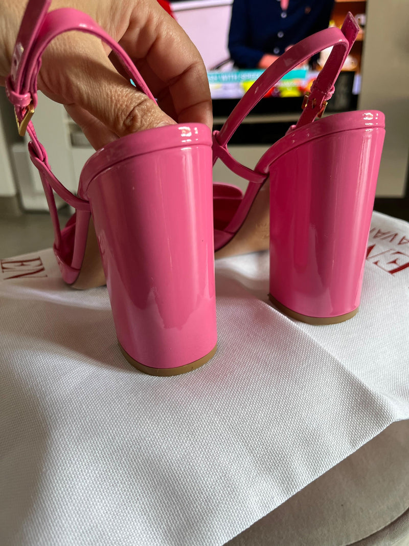 Valentino Pink One Stud Slingback Pumps