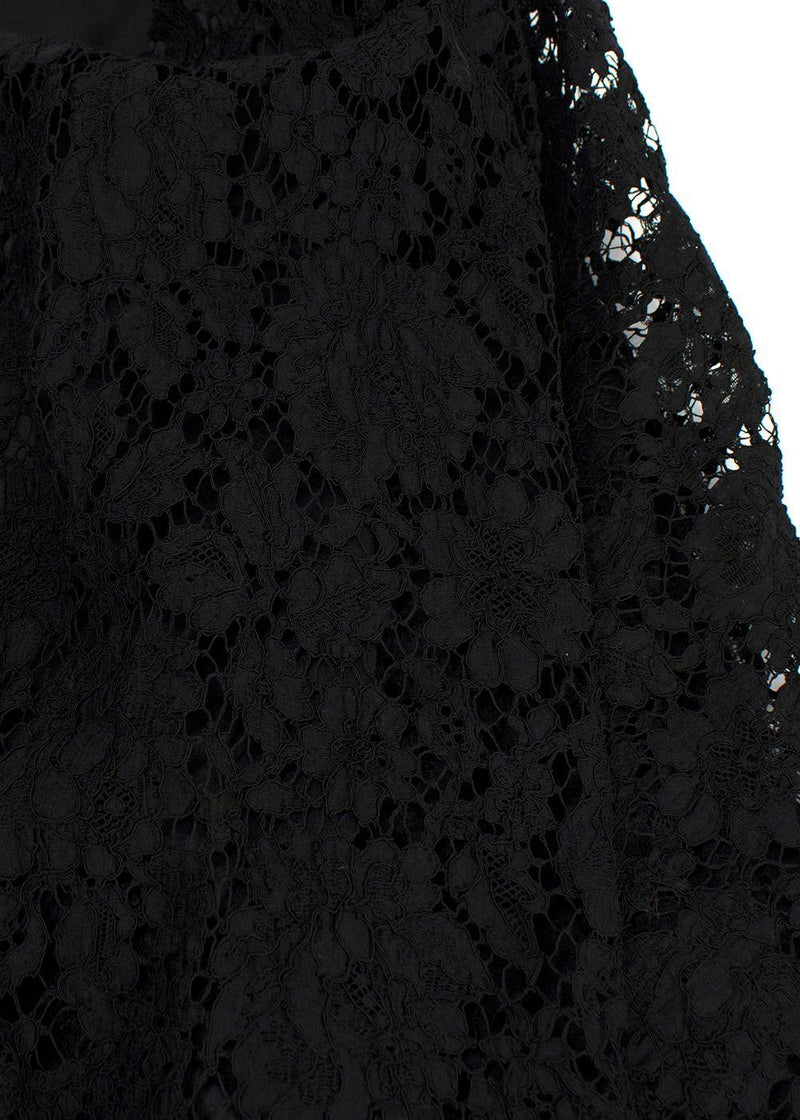 Dolce & Gabbana Black Lace Mini Dress