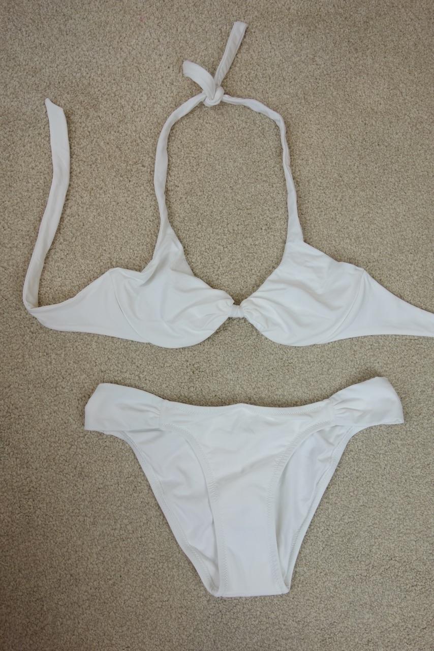 Melissa Odabash White Underwired Bikini Set