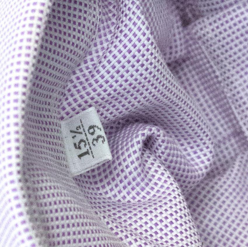 Cerruti 1881 Purple and White Print Shirt