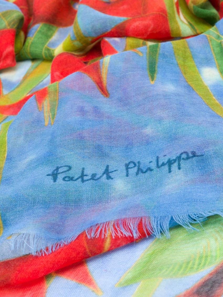 Patek Philippe Limited Edition Floral Print Cashmere Shawl