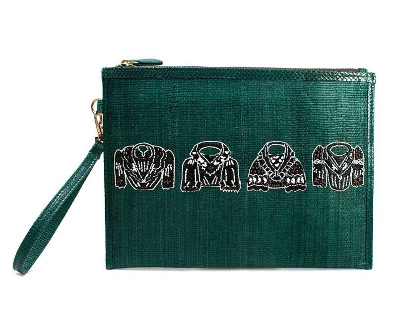 Ilha Green Letizia Aquamarine Pouch