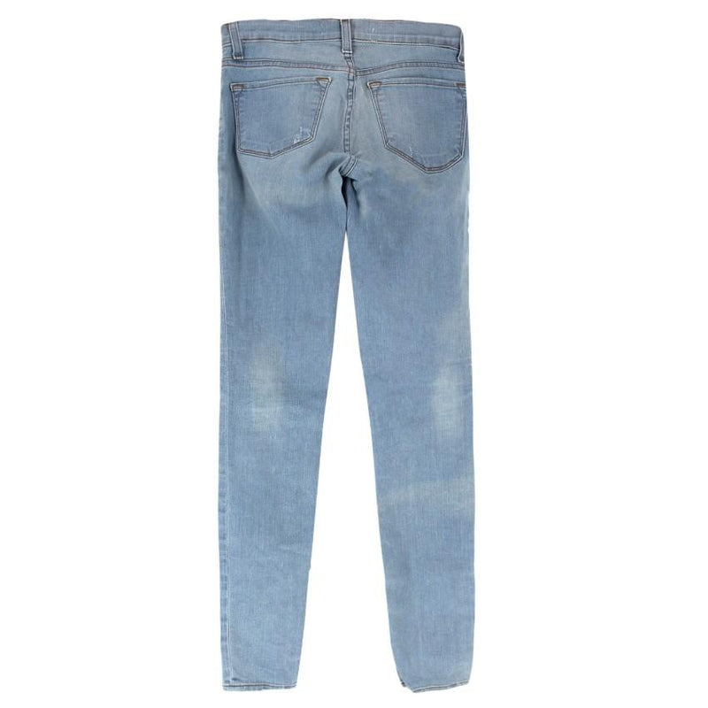 J Brand Blue Skinny Distressed Jeans