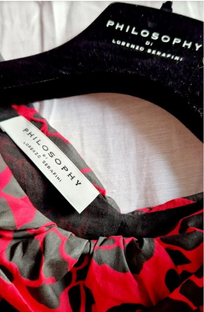 Red Floral  Cut Out Detail Mini Dress