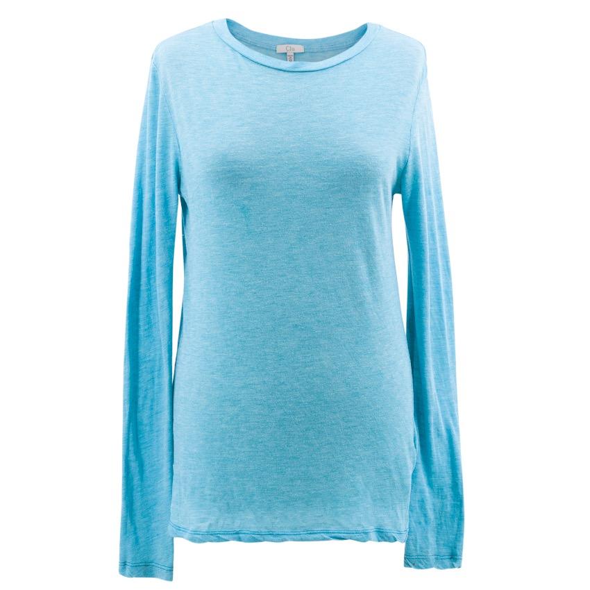 Clu Blue Long Sleeve Top