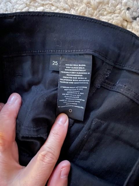J Brand Maria Black Coated Skinny Jeans