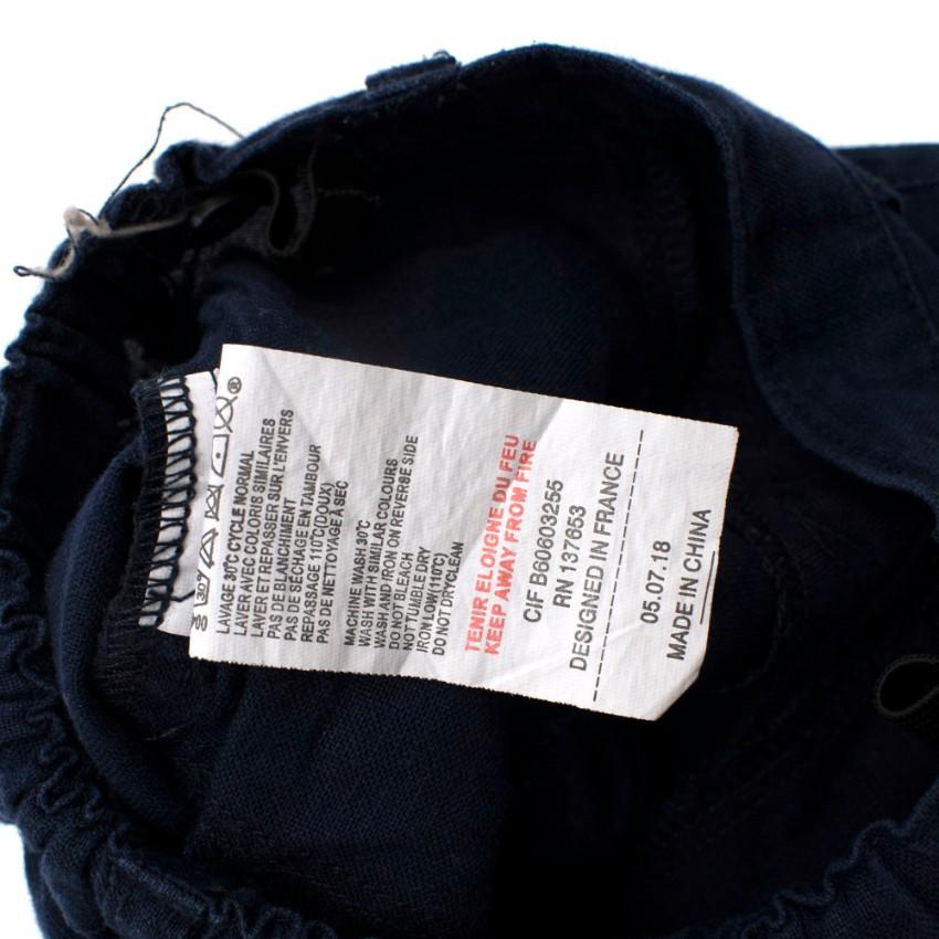 Tartine et Chocolat Navy Linen Trousers