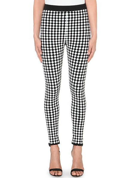 Balmain Monochrome Harlequin Trousers