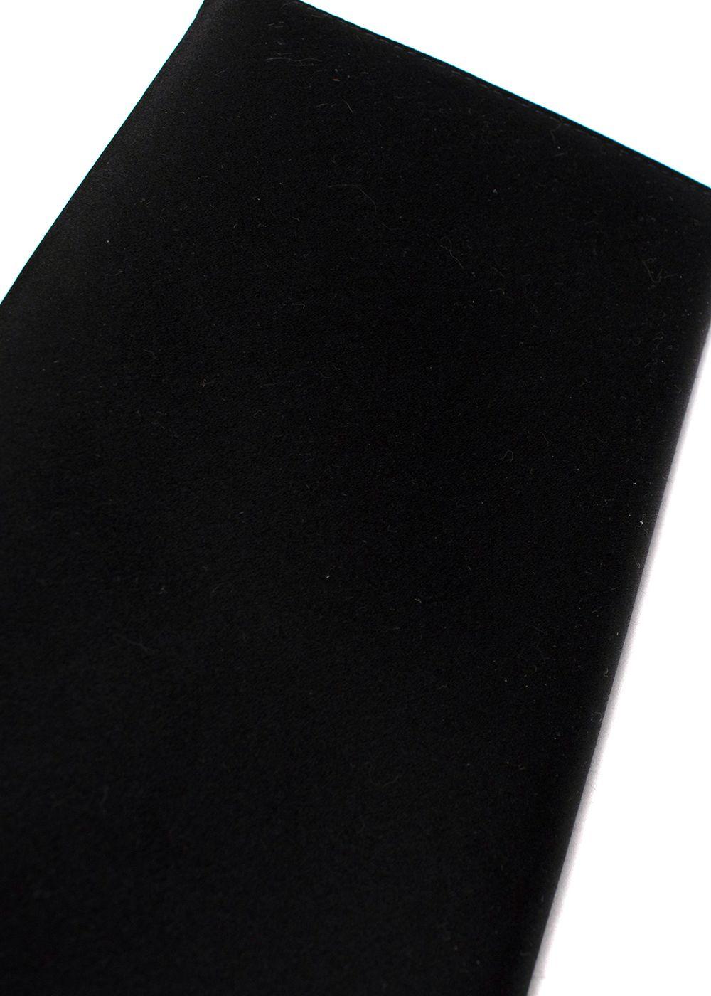 Givenchy Black Satin Envelope Pochette