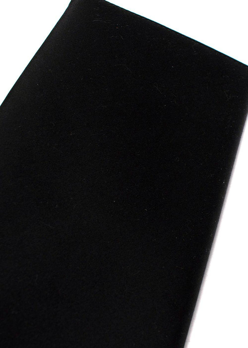 Givenchy Black Satin Envelope Pochette