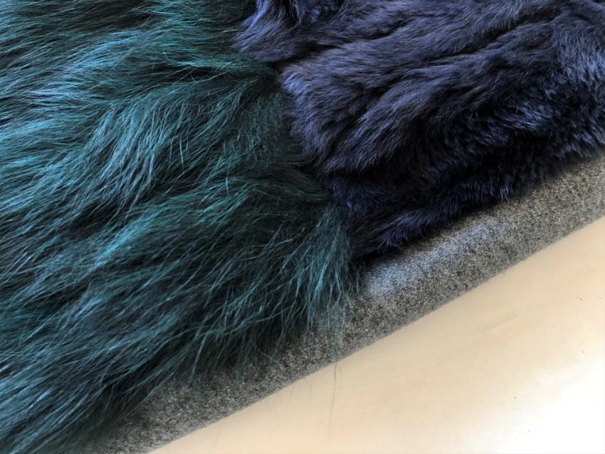Pinko patchwork fur vest