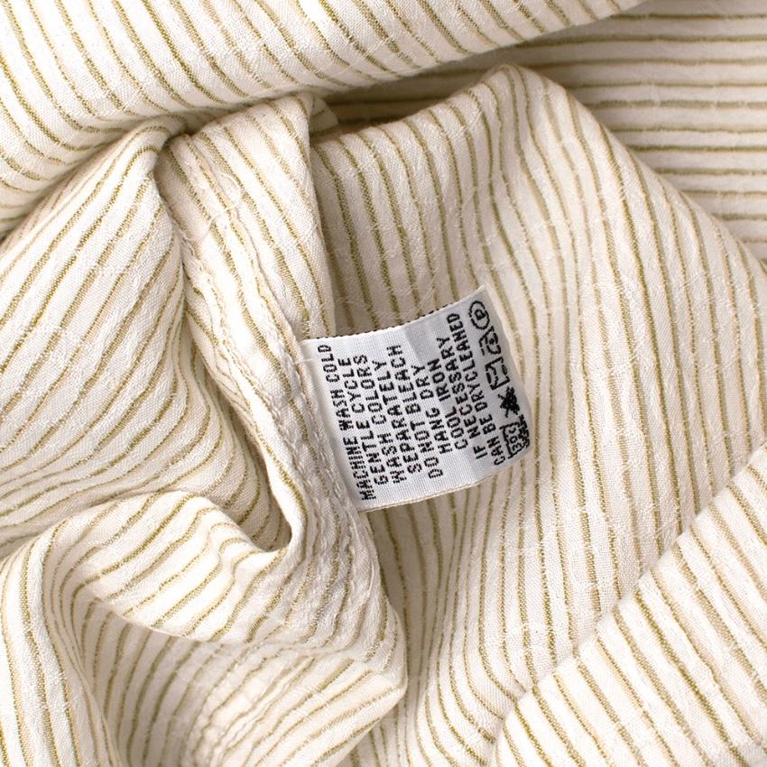 Tommy Bahama Striped Cotton Button Up Shirt
