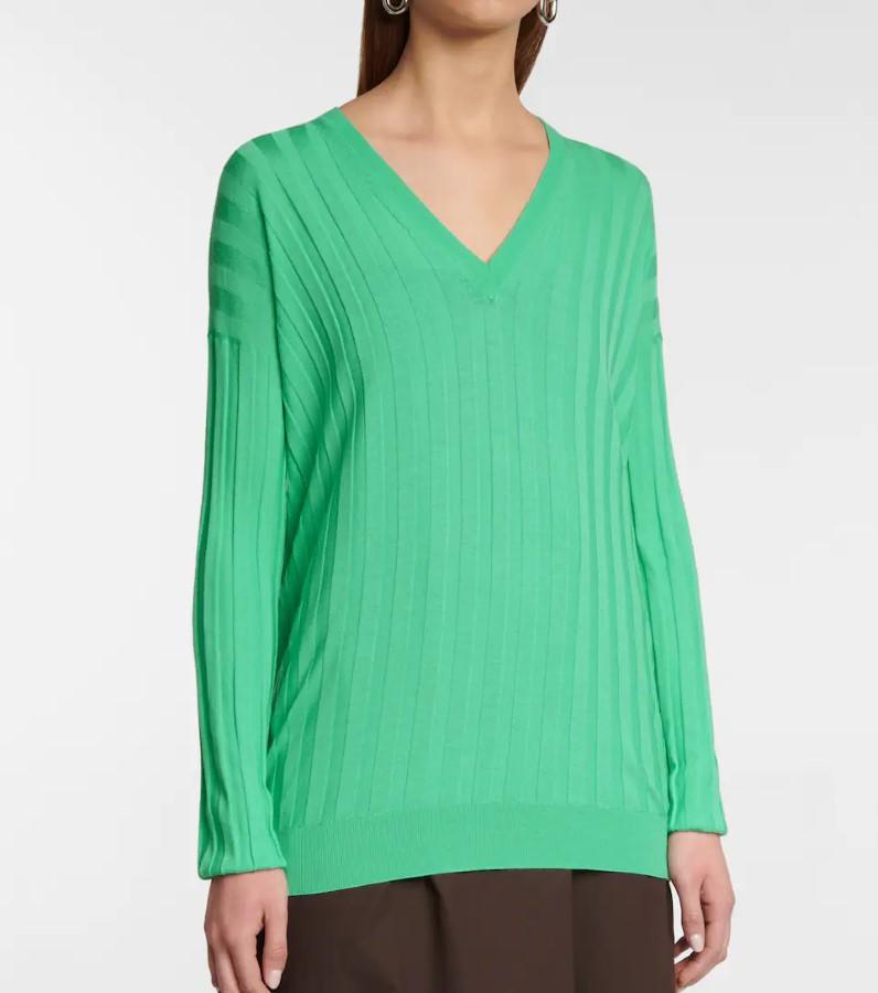 Plan C Nude Merino Wool Ribbed Cricket Jumper