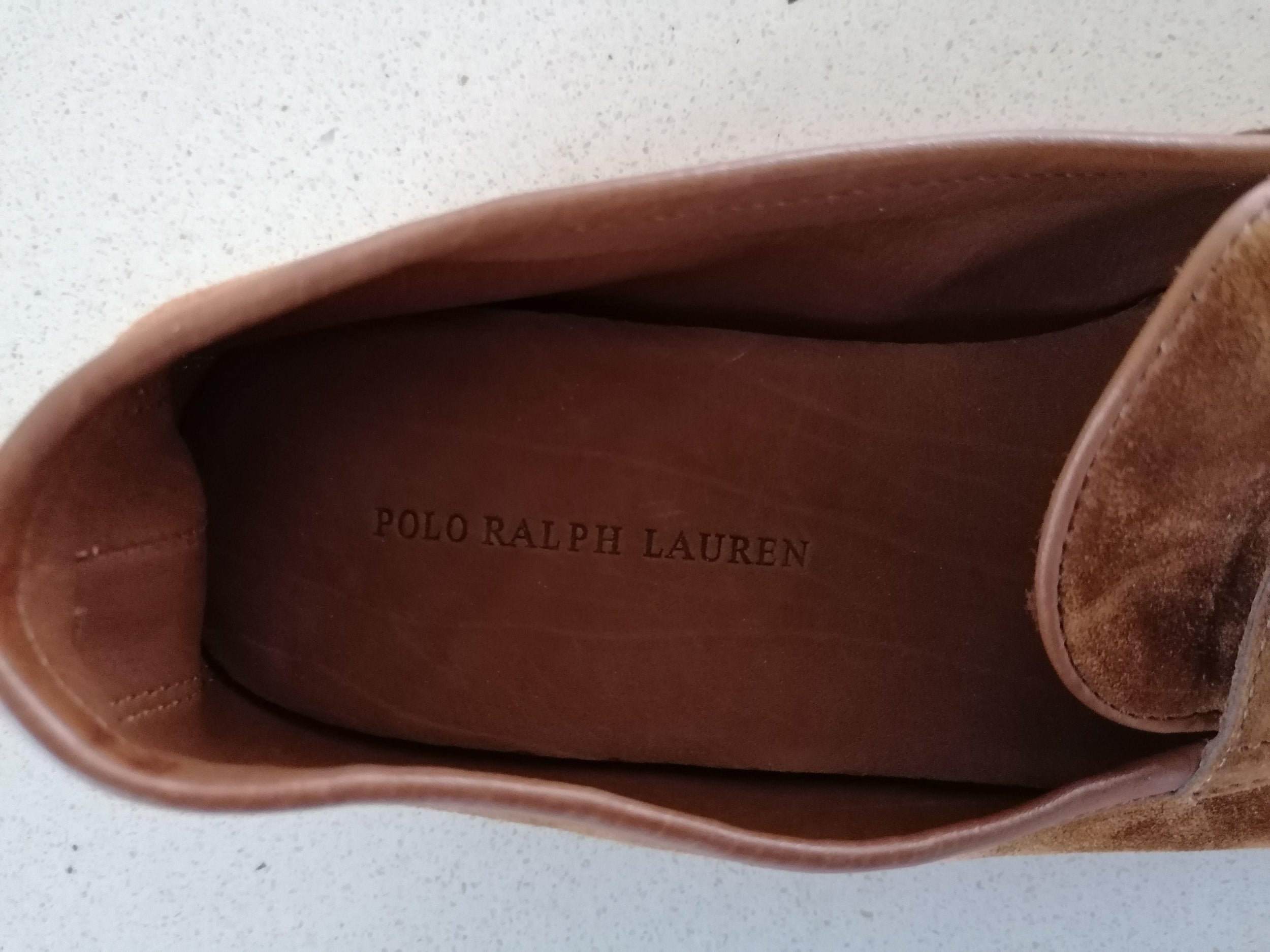 Polo Ralph Lauren Tan Suede Ashtyn Loafers