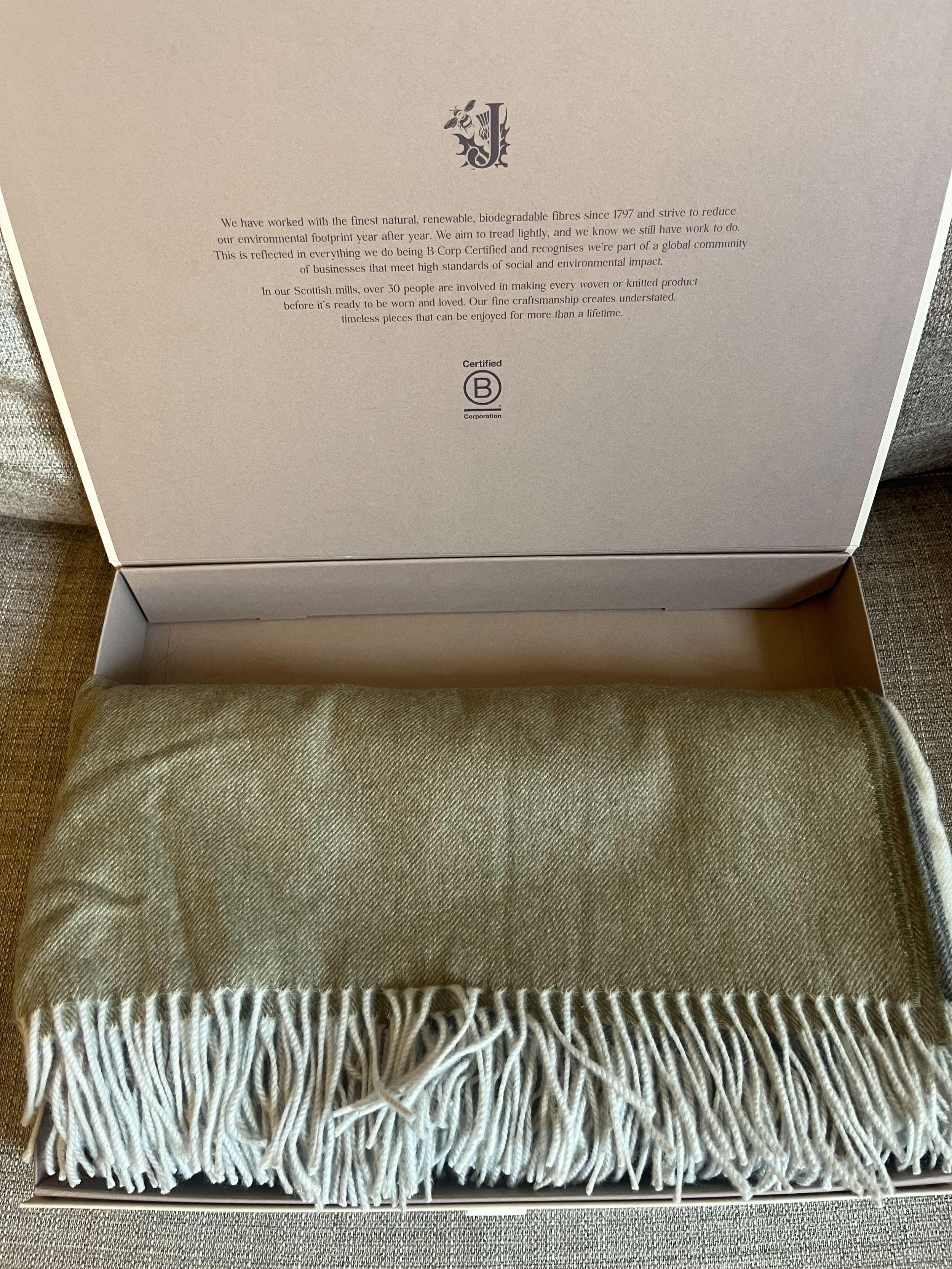 Johnstons of Elgin Ombre Cashmere Scarf