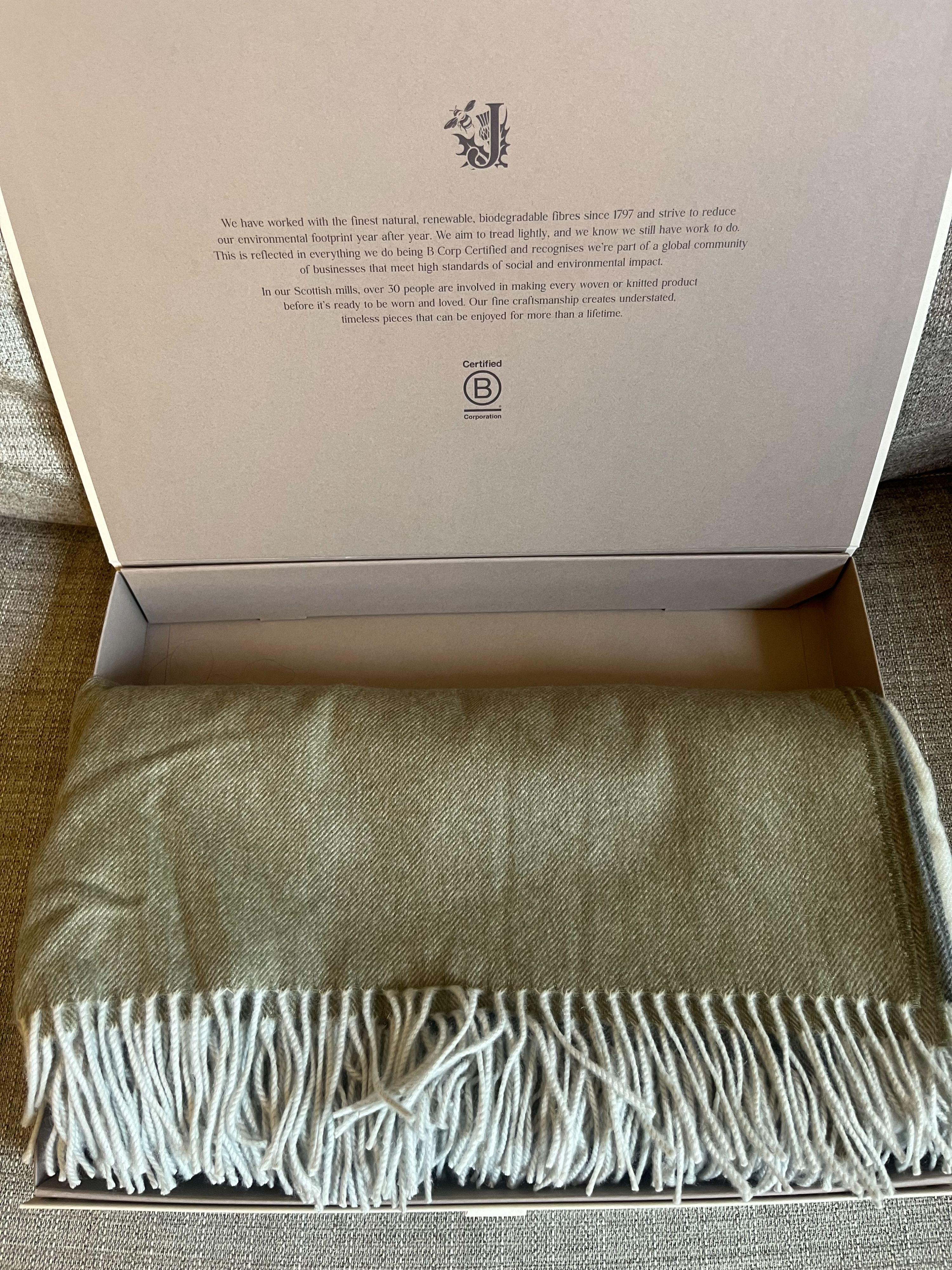 Johnstons of Elgin Ombre Cashmere Scarf