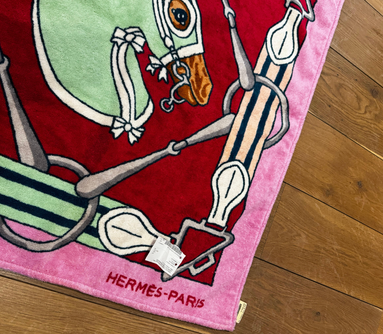 Hermes Horse Print Beach Towel
