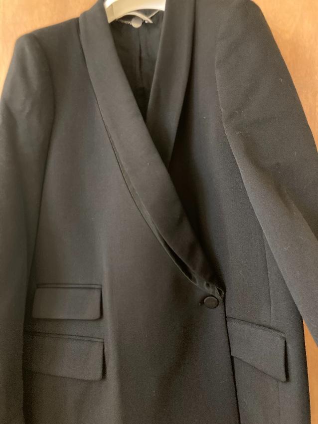Stella McCartney Black Wool Evening Coat