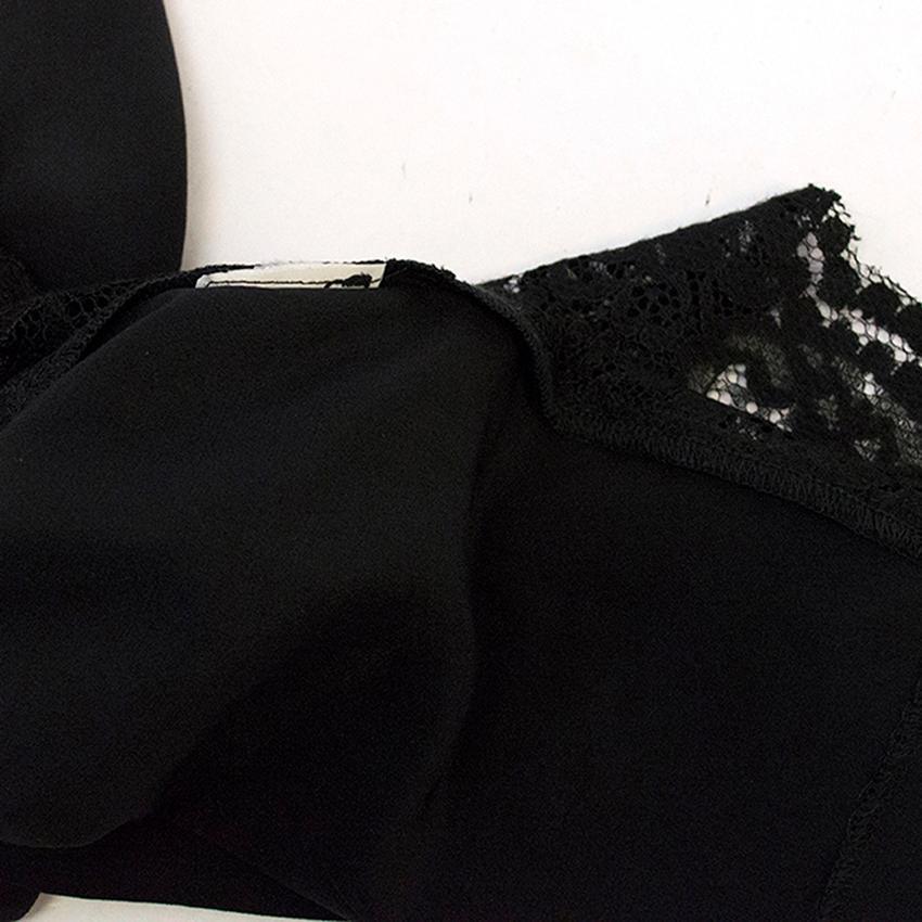 Pinko Black Lace Tunic with pink slip underdress