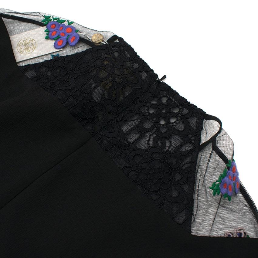 Zayan The Label Juno Black Embellished Sequin Dress