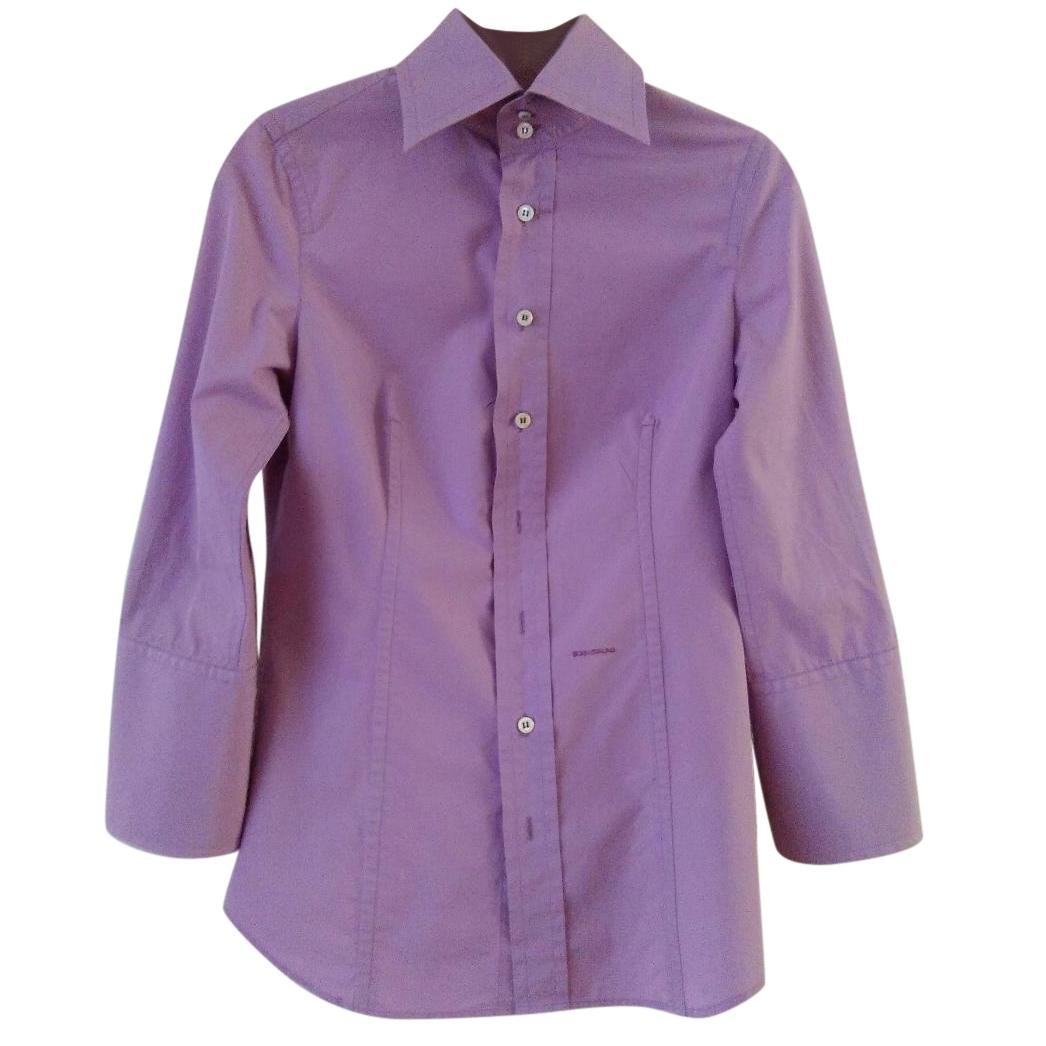 DSQUARED2 cotton shirt pink