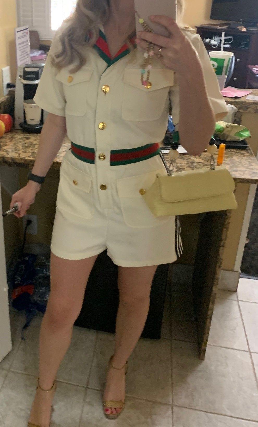 Gucci x Adidas Cream Romper