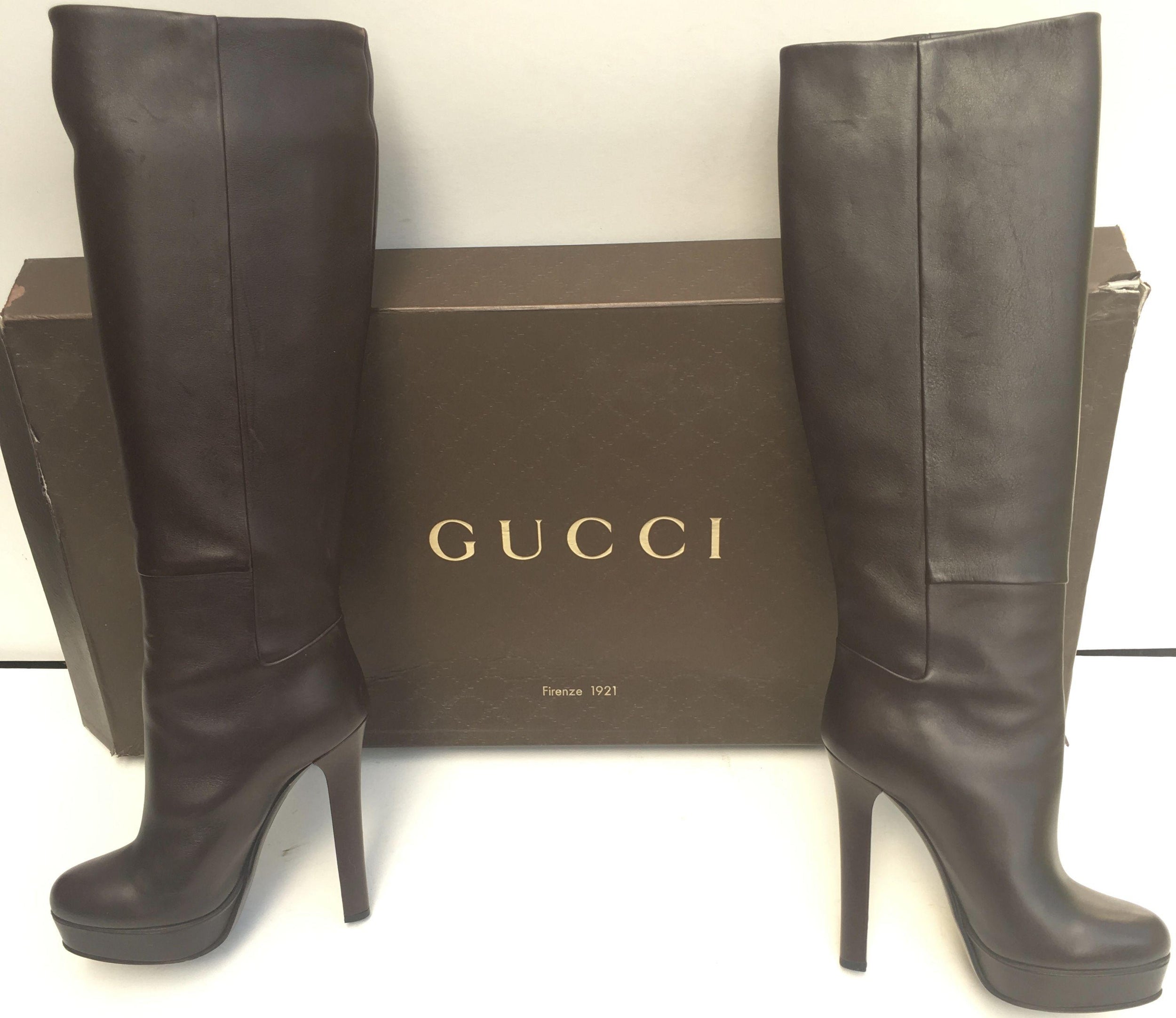 Gucci heeled long boots